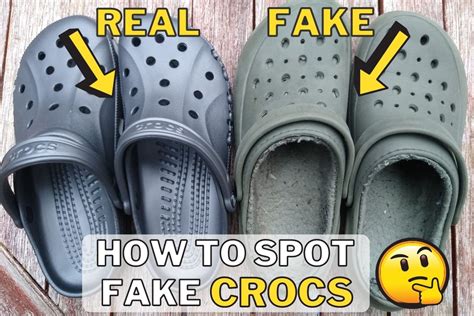 genuine croc shoes vs fake|how to determine original crocs.